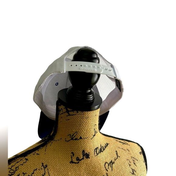 Trucker Cap in Blue and White NWOT - Picture 5 of 6